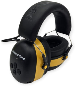 Horend Goed Bluetooth Oorkappen SNR 30 dB - Geel - Oorkappen - gehoorbescherming - oorbeschermers met BLUETOOTH - AUX - Bellen- OPLAADBAAR oorkappen - oorbescherming - Ergonomisch