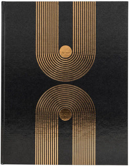 Exacompta Graphik - Gastenboek 100 pagina's met goudsnede - Zwart