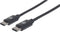 Manhattan USB-kabel USB 2.0 USB-C stekker 2.00 m Zwart 354875