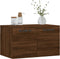 vidaXL - Wandkast - 60x36,5x35 - cm - bewerkt - hout - bruin - eikenkleur