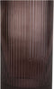 Present Time Vaas Allure Straight - Glas Chocolade Bruin - Ø10x20cm - Modern