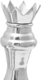 vidaXL - Schaakstandbeelden - 2 - stuks - Zilver - Aluminium