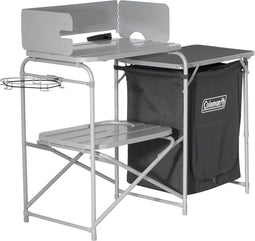Coleman Cooking Stand - Opvouwbare campingkeuken met veel werkruimte - Grijs
