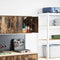 vidaXL - Garagewandkast - bewerkt - hout - gerookt - eiken