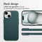 Accezz iPhone 15 - Back Cover - MagSafe Leather - Cedar Green