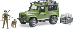 Bruder 2587 - Land Rover Defender Station Wagon - Boswachter met hond - Groen