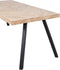 WOOOD Tablo Tafel Visgraat met 2-standen Poot - Mango - 75x180x90