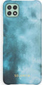Selencia Hoesje Geschikt voor Samsung Galaxy A22 (5G) Hoesje - Selencia Maya Fashion Backcover - blauw