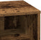 vidaXL - Nachtkastjes - met - LED - Verlichting - 2 - stuks - Oud - Hout - 50x34,5x50 - cm