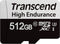 Transcend USD350V - microSDXC 512 GB - UHS-I Class 10 V30 - High Endurance