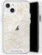 Selencia Hoesje Geschikt voor iPhone 13 Mini Hoesje - Selencia Zarya Fashion Extra Beschermende Backcover - goud