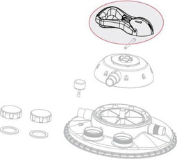 Velda Handvat en pin voor Clear Control NG 25/50/75/100