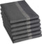 DDDDD Barrier - Theedoeken Set van 6 - 60x65cm - Antraciet (6 stuks)