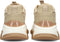 POSH by Poelman POLLY - Dames Sneakers - Vetersluiting chunky zool 4 cm - Beige denim