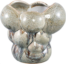 PTMD Jodie Bloempot - 23x23x22 cm - Keramiek - Groen