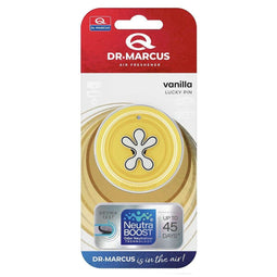 Auto luchtverfrisser Dr Marcus Lucky Pin Vanille Plastic Geur