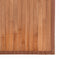 vidaXL - Vloerkleed - vierkant - 100x100 - cm - bamboe - naturel