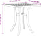 vidaXL Tuintafel 53x53x53 cm gietaluminium bronskleurig