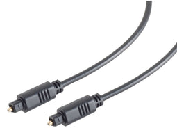 S-Conn 69004-3.0 - Digitale optische Toslink audiokabel - 300 cm - Zwart