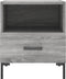 vidaXL - Nachtkastje - 40x35x47,5 - cm - bewerkt - hout - betongrijs