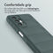 iMoshion Hoesje Geschikt voor Samsung Galaxy A13 (4G) Hoesje Siliconen - iMoshion EasyGrip Backcover - Donkergroen