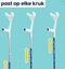 MyCover Stippen - 1 stuk - Trendy hoes voor krukken en wandelstokken, past op elke kruk of wandelstok, elastische stof, wasbaar 40°C, verschillende patronen - Excl. Kruk