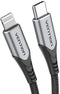 Vention - USB C naar Lightning Oplaadkabel - MFi C94 certificaat 2 m Zwart