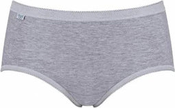 sloggi Basic+ - Dames Midi slip - Soepel katoen en lycra - Zwart