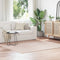 vidaXL - Shaggy - Tapijt - met - Latex - Achterkant - Crème - 200x200 - cm