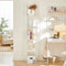 SoBuy FRG15-W - Ladderkast - 4 Planken - 33x180x23 cm - Wit