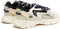 Lacoste L003 NEO - Lage Sneakers - Leer/Synthetisch - Gebroken Wit/Zwart - Maat 40