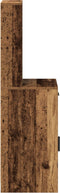 vidaXL - Hoge - kast - in - oud - hout - 40x41x135 - cm