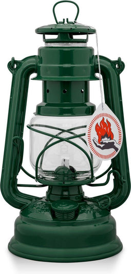 Feuerhand Stormlantaarn Baby special 276 - Mosgroen - 13.5x15x26.5cm - Modern