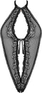 Obsessive Open Body met Strikje – Erottische Body – Maat L/XL – Zwart