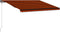 vidaXL - Luifel - automatisch - uittrekbaar - 500x300 - cm - oranje - en - bruin