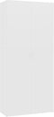 vidaXL - Schoenenkast - 80x35,5x180 - cm - bewerkt - hout - wit