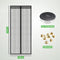 Travelhawk Magnetisch Vliegengordijn - Deurhor 210x100 cm - Automatische magneetsluiting - Zwart