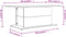 vidaXL - Salontafel - 102x55,5x40 - cm - bewerkt - hout - betongrijs