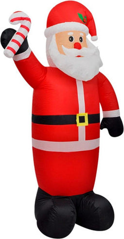 vidaXL - Kerstman - opblaasbaar - met - LED's - 120 - cm