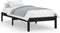 vidaXL - Bedframe - massief - grenenhout - zwart - 90x200 - cm