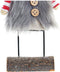 Kerstversiering DKD Home Decor Polyester Rendier (8 x 5 x 23 cm) (2 Stuks)