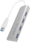 Icy Box IB-AC6401 - 4 Port USB 3.0 Hub - Aluminium - Plug & Play