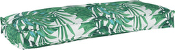 vidaXL - Ligbed - Kussens - 2 - st. - Bladpatroon - 100x40x8 - cm - Oxford - Stof
