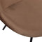 WOOOD Moly Fauteuil - Velvet - Toffee - 74x75x76