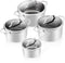 ETA HoneyComb Pannenset - Kookpannenset - Roestvrij staal - Non-Stick - Set van 4 (4 stuks)