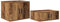 vidaXL - Opslagkast - - - Verouderd - Hout - - - 108x41x40 - cm - - - Gelaagd - Hout
