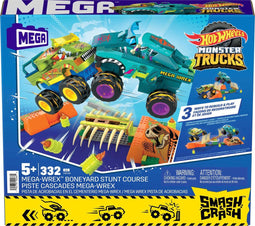 MEGA Hot Wheels Monster Trucks - Bouwspeelgoed - 332 onderdelen (2 stuks)