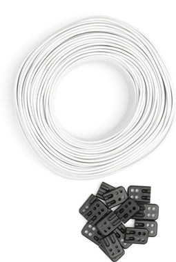 Brabantia Waslijndraad - met Draadverbinders - 65 m - Grijs