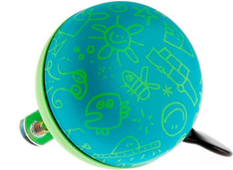 Fietsbel Ding-Dong NietVerkeerd Upside Down ø60mm - mat groen