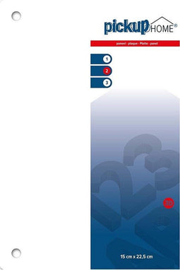 Pickup 3D Home plaat wit acrylaat blanco blanko 3 mm - 22,5x15 cm